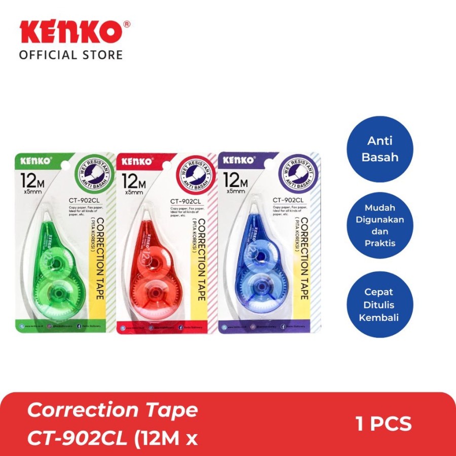 Tipe X, Tipe X Kertas, Tipe X Pita, Correction Tape CT-902CL Kenko