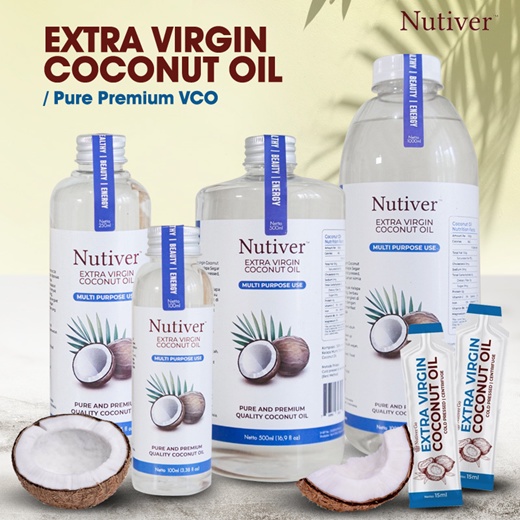 

Extra VCO Virgin coconut Oil / premium vco Nutiver 250ml