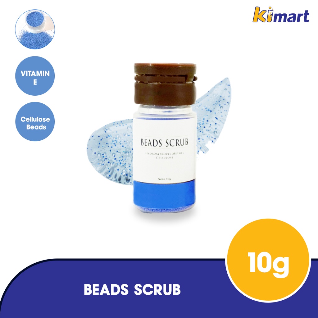 Vitamin E Beads Scrub 10g || Jojoba beads ||  BAHAN TAMBAHAN KOSMETIK Cellulose Beads (VIT E PREMIUM