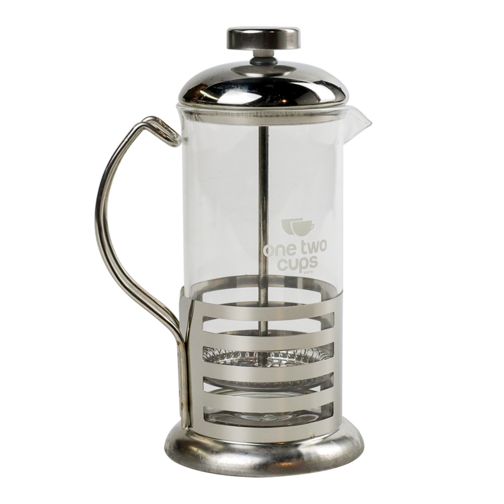 One Two Cups French Press Coffee Maker Pot Pattern 350ml - KG72I