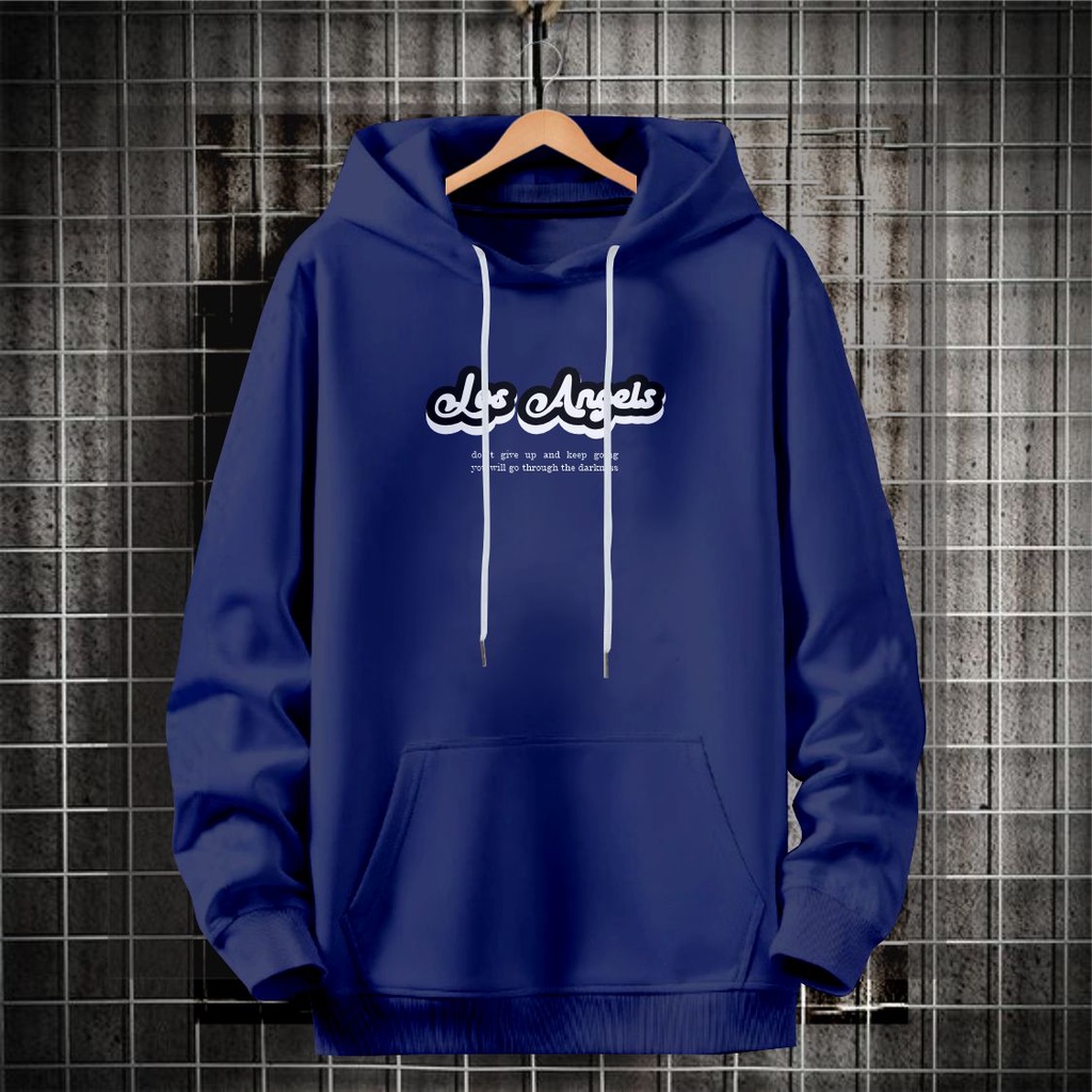 Sweater hoodie LOS ANGLES pria wanita terbaru / hoodie kekinian kwalitas terbaik