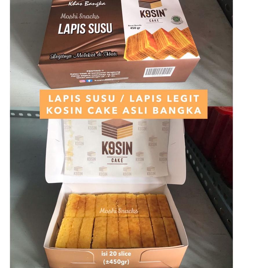 

✵ Kue Lapis Bangka KOSIN CAKE Halal / Kue Lapis Susu Asli Bangka / Kue Besar Bangka / Ready Lapis Legit Thaipan ❇