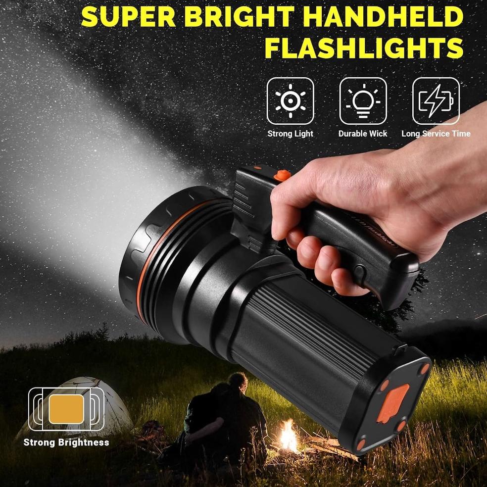 SALE QYD Senter LED Super Terang Tahan Air IPx4 40 watt 6 lumens Senter Multifungsi Power Bank Q953