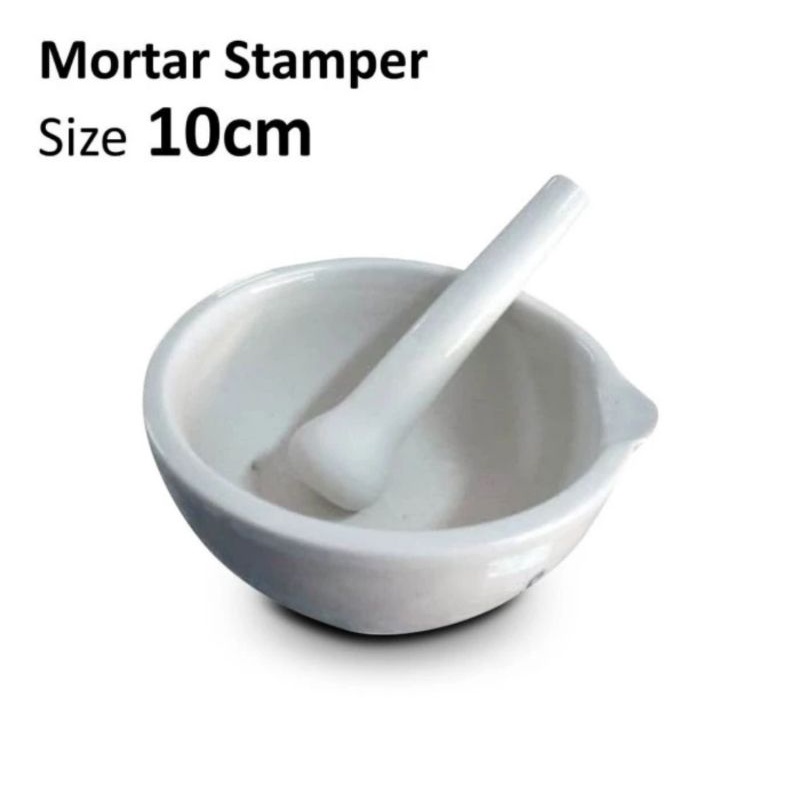 Mortar Stamper Alat Penumbuk Obat OneMed / Alat Laboratorium
