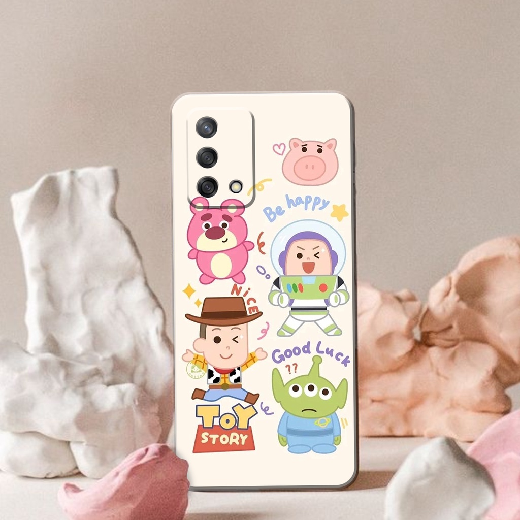 Case Hp OPPO A95/OPPO A74 4G  -  Fashion Case kartun TOY - PICKS STORE - Softcase Kesing Hp OPPO A95