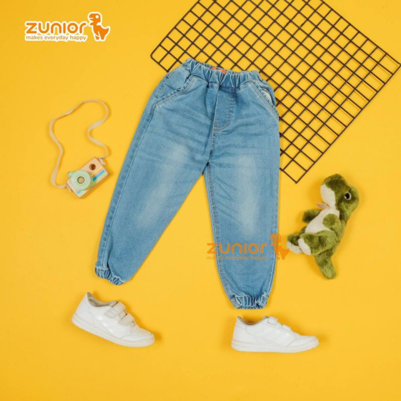Jeans Jogger Anak Laki-Laki/Jeans Jogger Anak Perempuan/Jeans Jogger Zunior/Celana Jeans Anak 1-9 ta