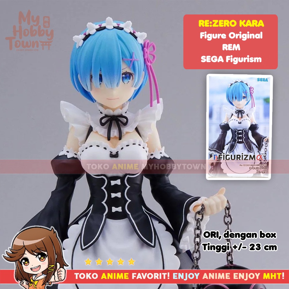 Original Figure Anime Re:Zero Kara Hajimaru Isekai SEGA Figurizm Rem