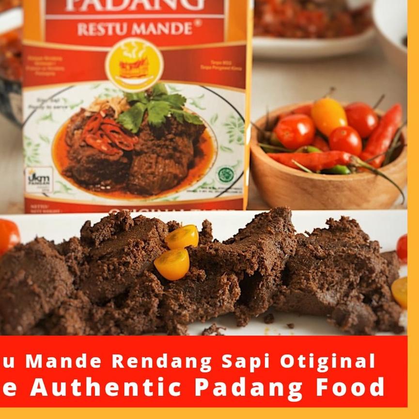 

➽ Restu Mande Rendang Sapi Original 300gr ❈