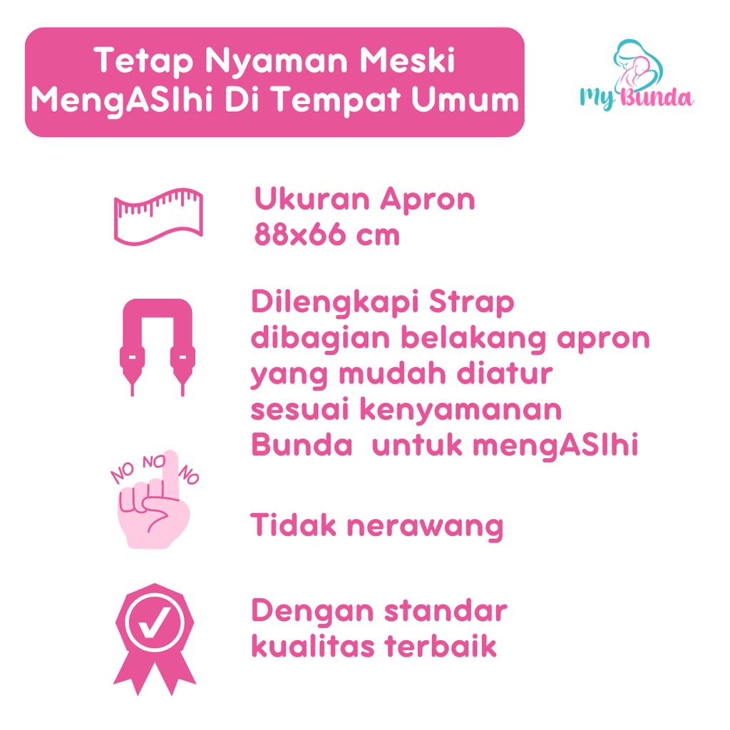 Apron Menyusui Untuk Perlengkapan Ibu Menyusui Apron Busui Perlengkapan Menyusui