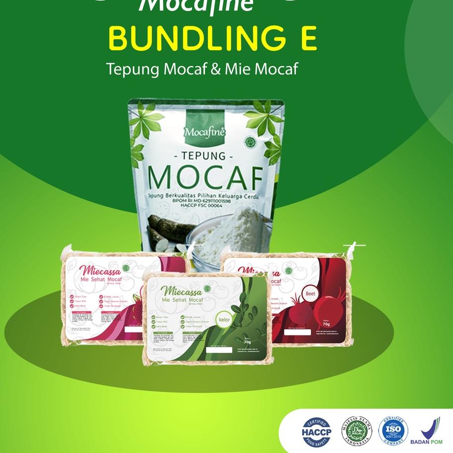 

Cod - Bundling Sehat E (1 Pcs Tepung Mocaf Mocafine 500 gram + 3 pcs Miecassa) - Berkualitas