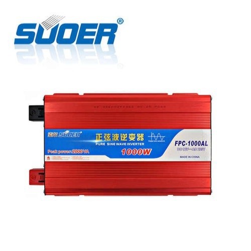 SUOER PURE SINE WAVE INVERTER SINUS MURNI 1000WATT 12V 1000W FPC 1000A