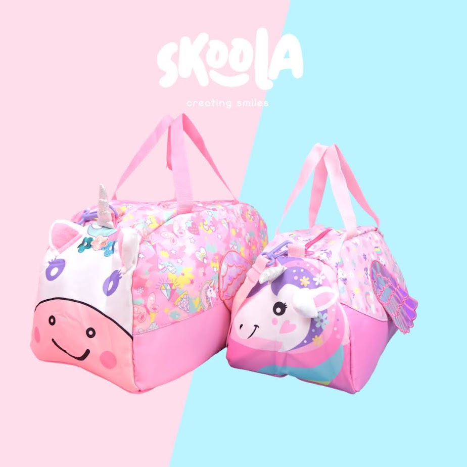 Skoola Tas Travel Pakaian Gym Anak Perempuan Unicorn - Duffle