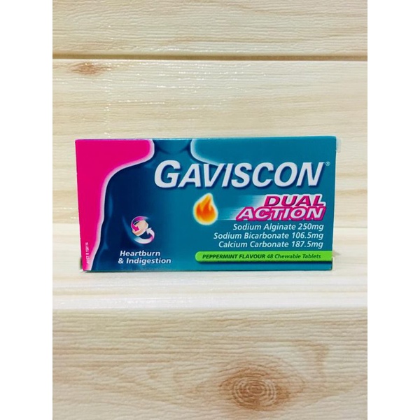 Gaviscon Dual Action isi 48 Tablets