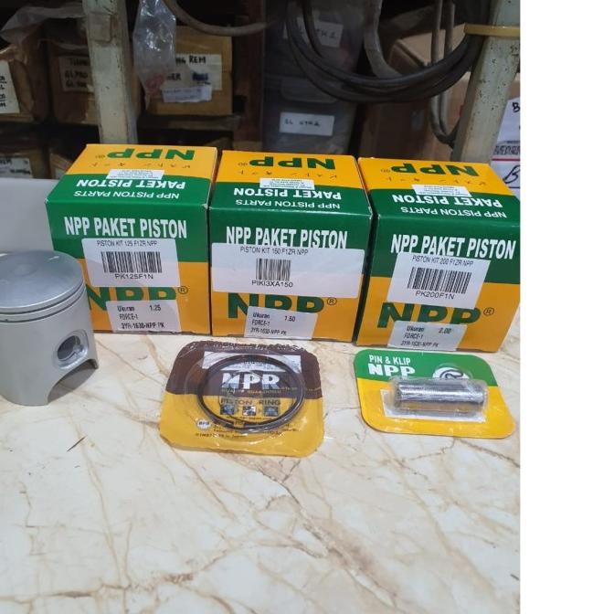 PISTON KIT RING SEHER FIZR F1ZR FORCE 1 ZR ASLI NPP NPR 125 150 200