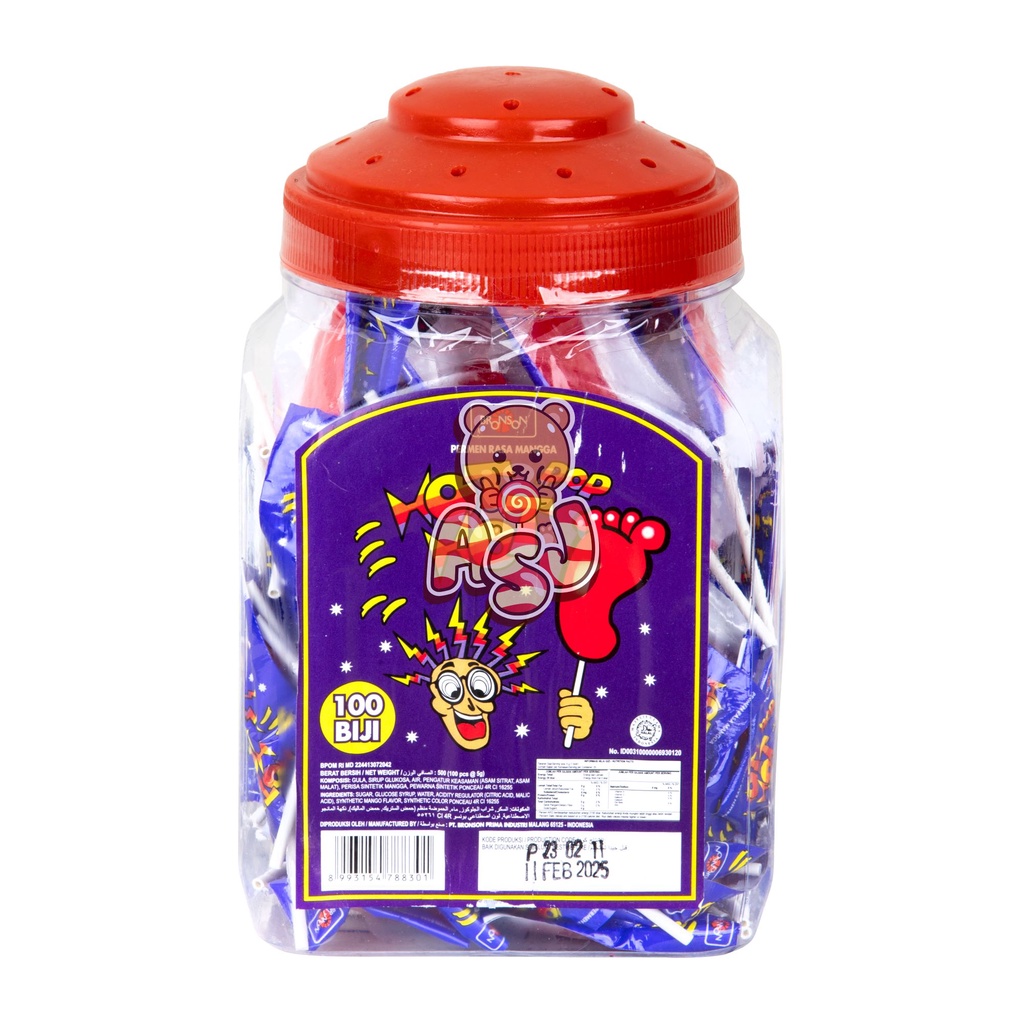 

PERMEN HOT HOT KAKI TOPLES ISI 100 X 5 GR