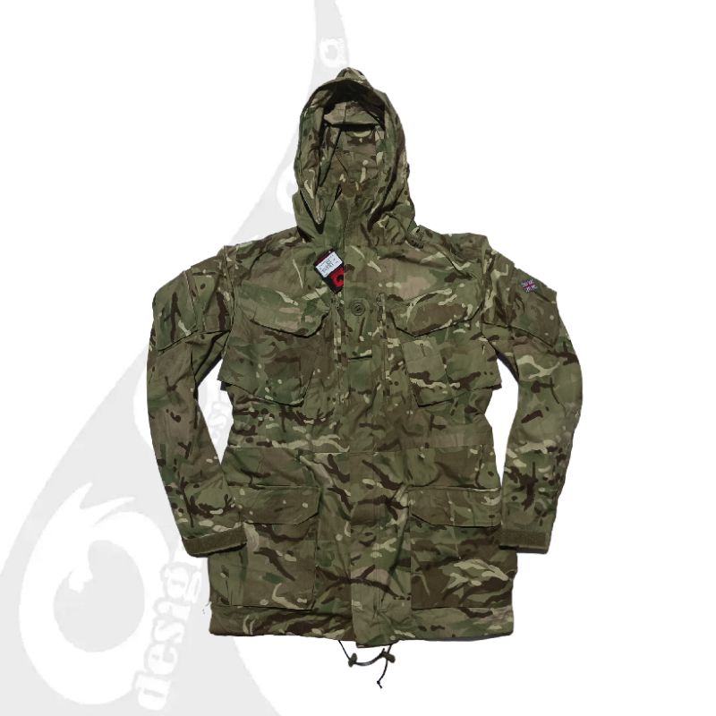 vintage jaket parka british military multi terrain 180/96