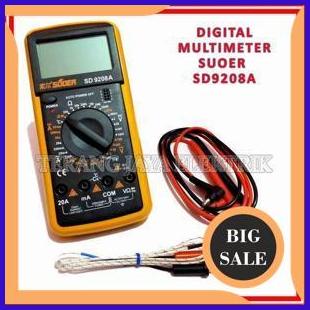 MultiTester - Multi Tester - Multimeter Digital SD-9208A SUOER 1M4R23 last stok