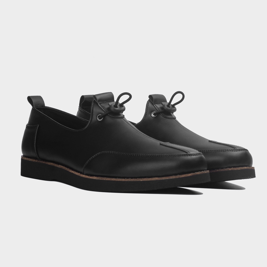 Xcloud x Satmata Sepatu SlipOn Casual Pria Nawasena Black