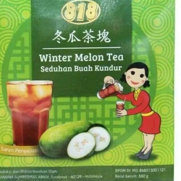 

8.8 Winter Melon Tea 818 isi 4 kotak - minuman dari buah kundur untuk panas dalam