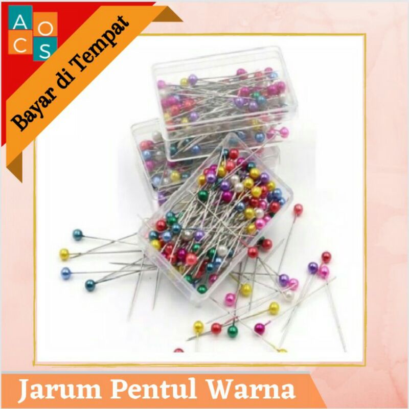 JARUM PENTUL STANLES PENTOL JILBAB HIJAB PENITI HIJAB PREMIUM KEMASAN MIKA