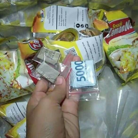 

✩ Snack zaman now berhadiah emas dan uang tunai / ciki termurah / snack berhadiah / snack viral / new terbaru ➦