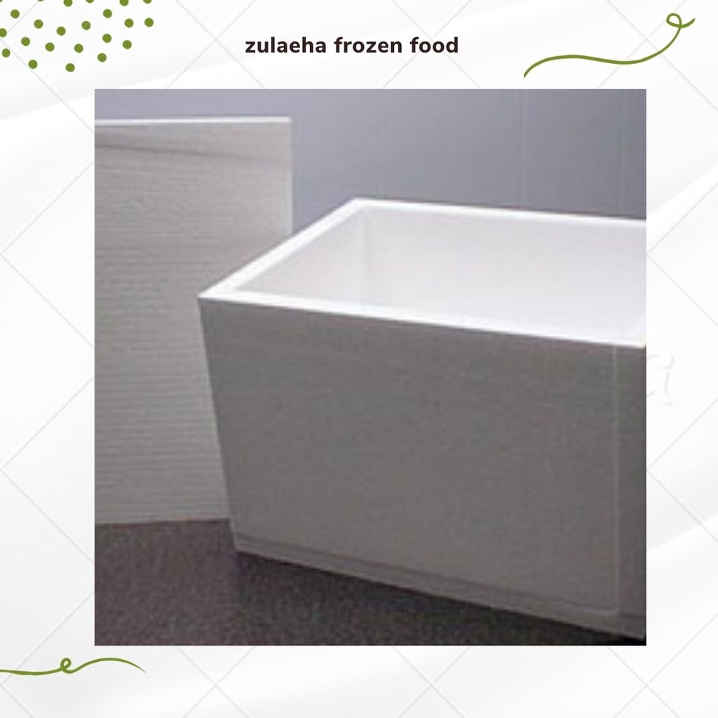 Box Sterofoam atau Styrofoam 52×37×34cm Box Sterofom GG Untuk Packing Es Krim 8 Liter 2 Bulk