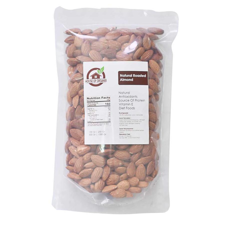 

♕ Natural Roasted Almond (Panggang) 500 Gr ➩