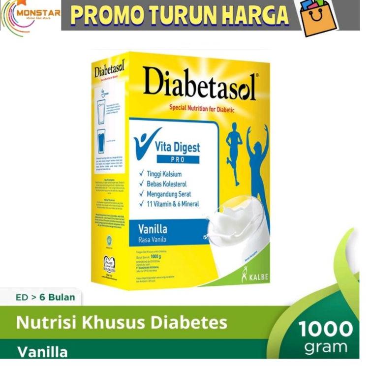 

֍ SUSU DIABETASOL 1000 GR/DIABETASOL VANILA COKLAT 1KG ☜