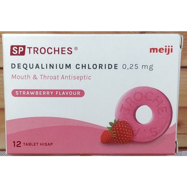 

SP Troches Meiji (Isi 12 Butir) - Permen Obat sakit Tenggorokan - Melon 12pc