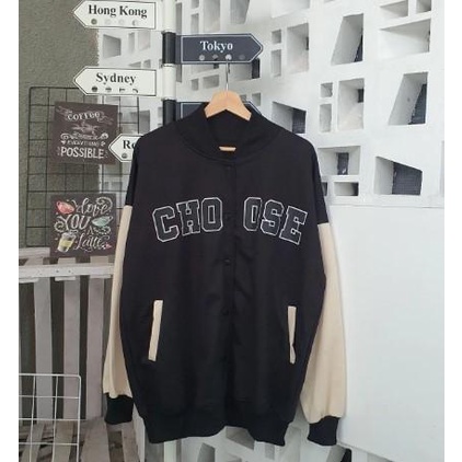 (COD) CHOOSE BASEBALL VARSITY UNISEX BAHAN FLEECE