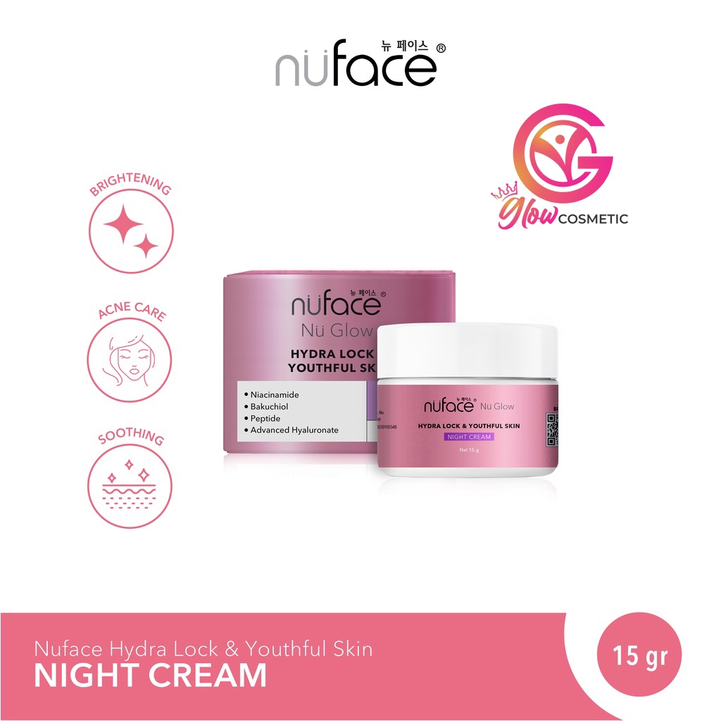 NU FACE HYDRA LOCK &amp; YOUTHFUL SKIN NIGHT SKIN 15g