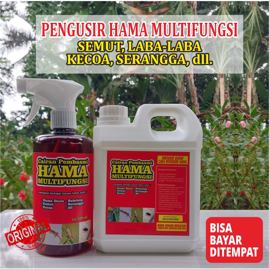 [bogorfarm] PEMBASMI &amp; PENGUSIR MULTIFUNGSI | Serangga | Kecoa | PEMBASMI 1LITER GRATIS 500ML