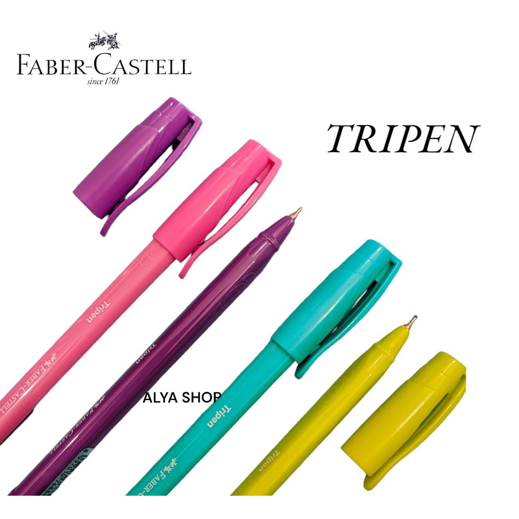 Faber-Castell Ballpen Pen Tripen 0.7mm MixBarrel Black Ink Eceran