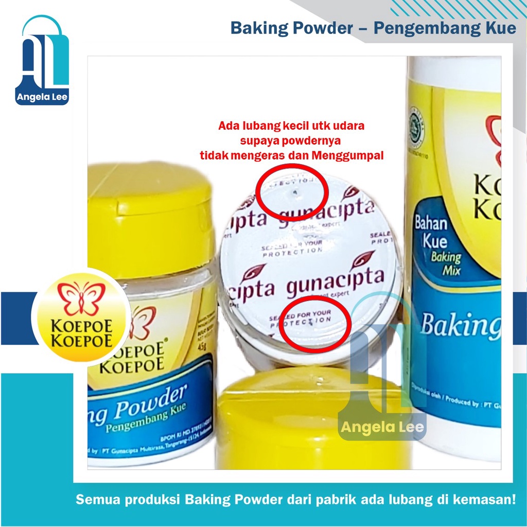 Koepoe Koepoe Baking Powder Soda Kue Pengembang Kue Baking Mix