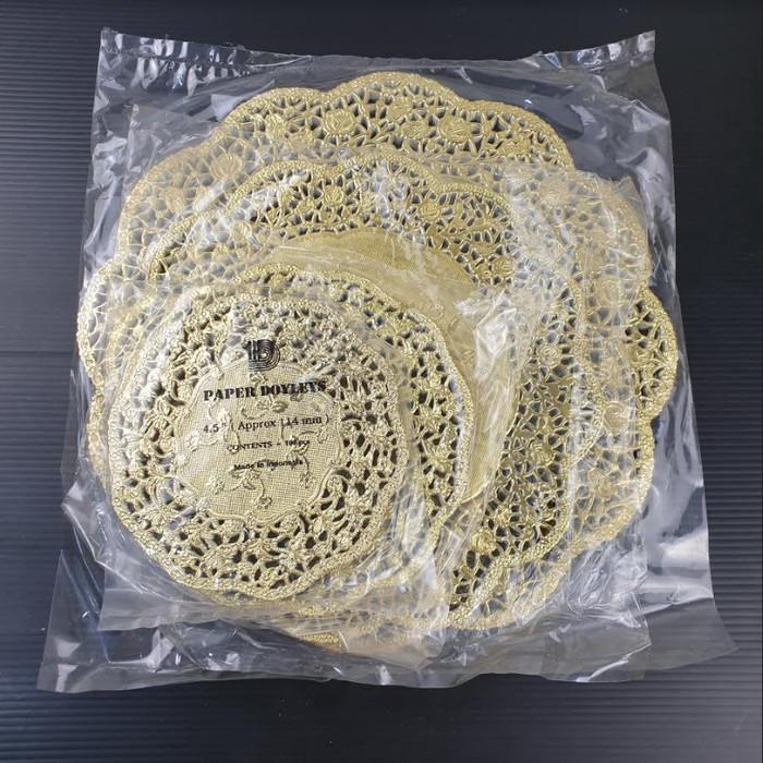 

Doyley Paper GOLD 10inch Doyles Paper Alas Toples Doiley Dolly Renda