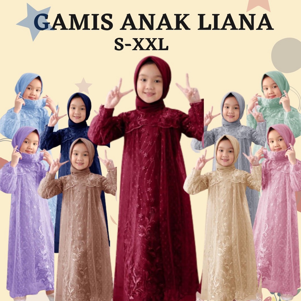 GAMIS MUSLIM LEBARAN GAMIS KONDANGAN LIANA