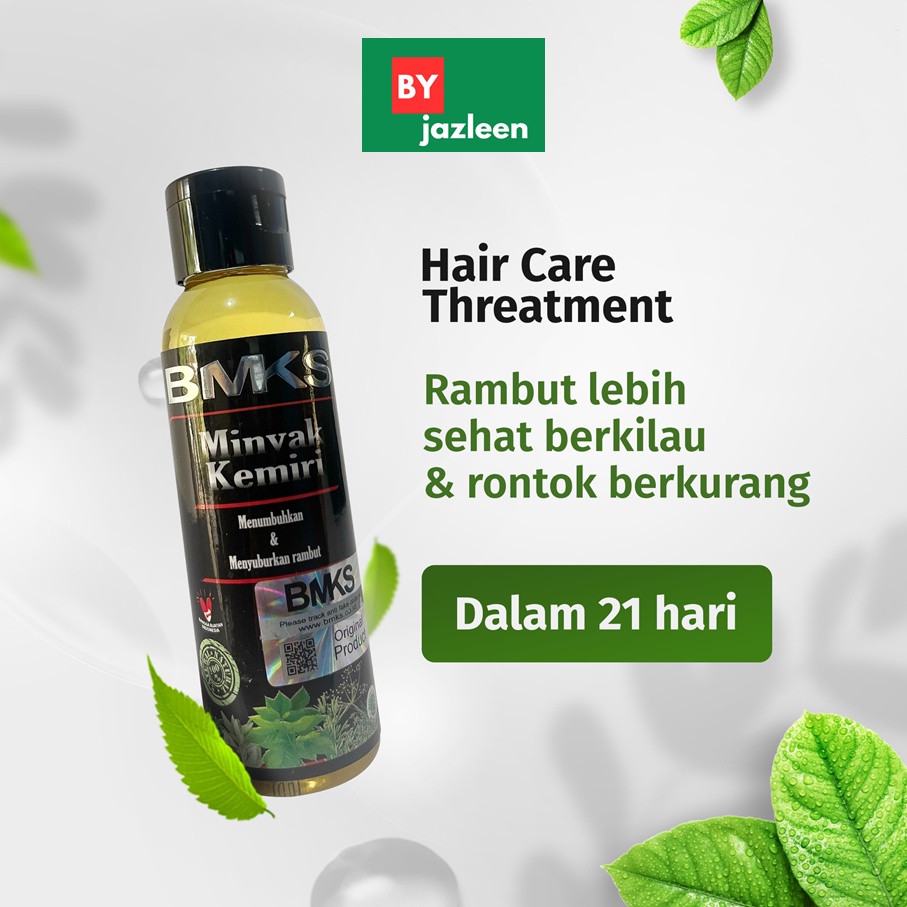 Minyak Kemiri - Penumbuh Rambut Penghitam Uban Alami