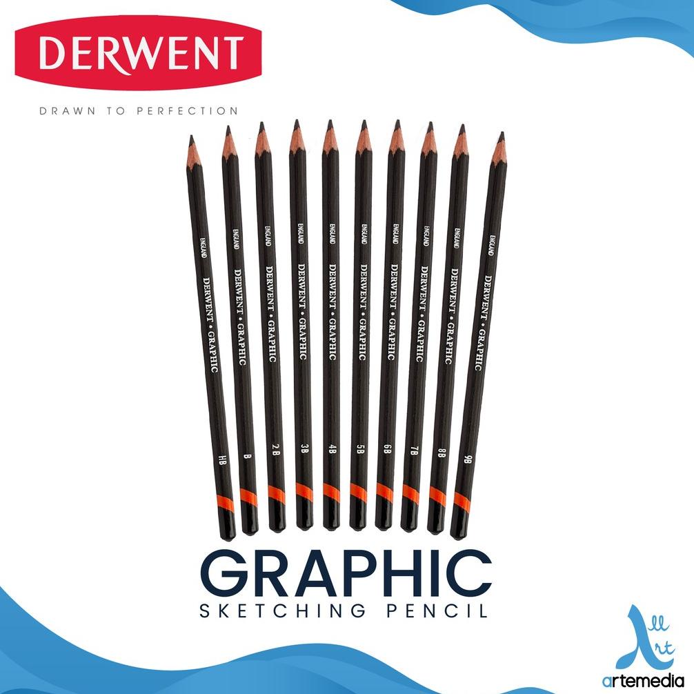 

Pensil Gambar Derwent Graphic Pencil Drawing Sketching