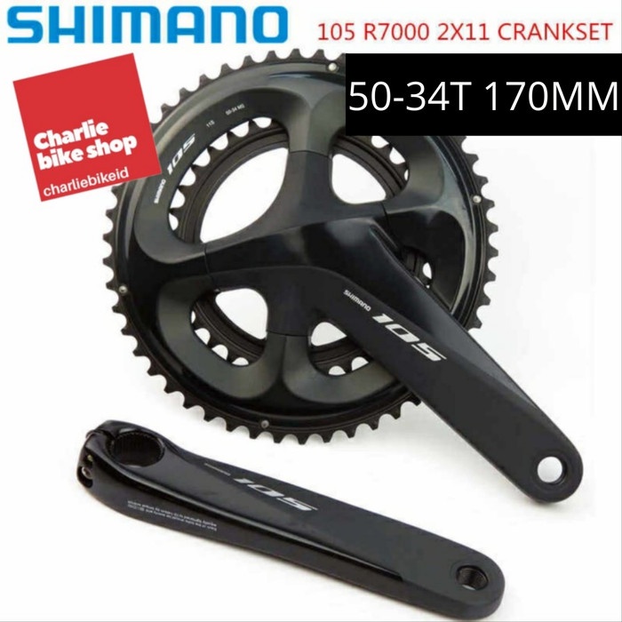 Terlaris Crankset Shimano 105 Fc-R7000 11S 170Mm 50-34T