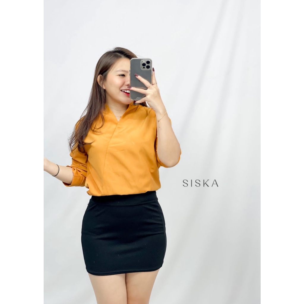 FWG - BLOUSE SISKA / BLOUSE WANITA / BAJU ATASAN WANITA / BLUS / BLOUSE KOREA STYLE / BAJU WANITA