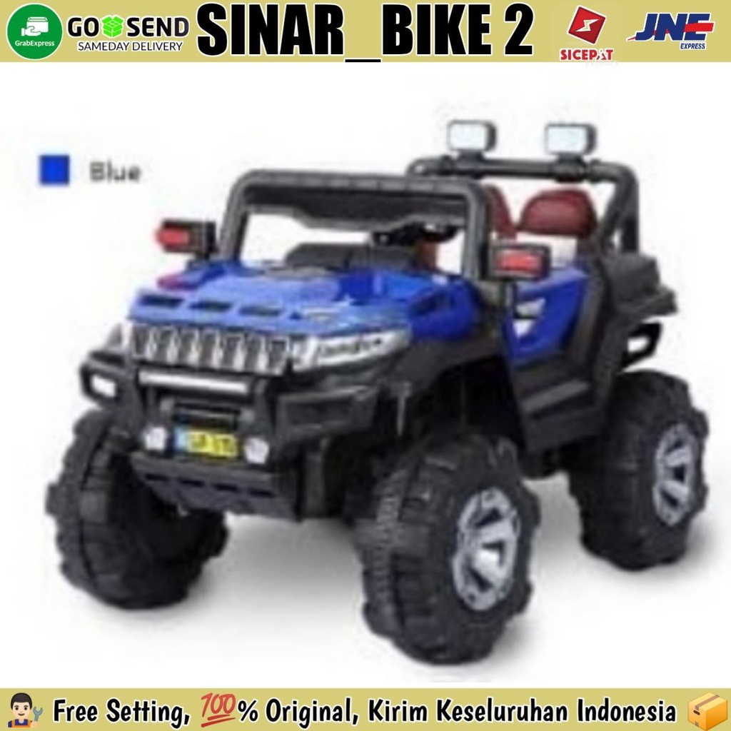 Mobil Mobilan Aki EXOTIC EJP 7725 JEEP Remote Control Mainan Anak