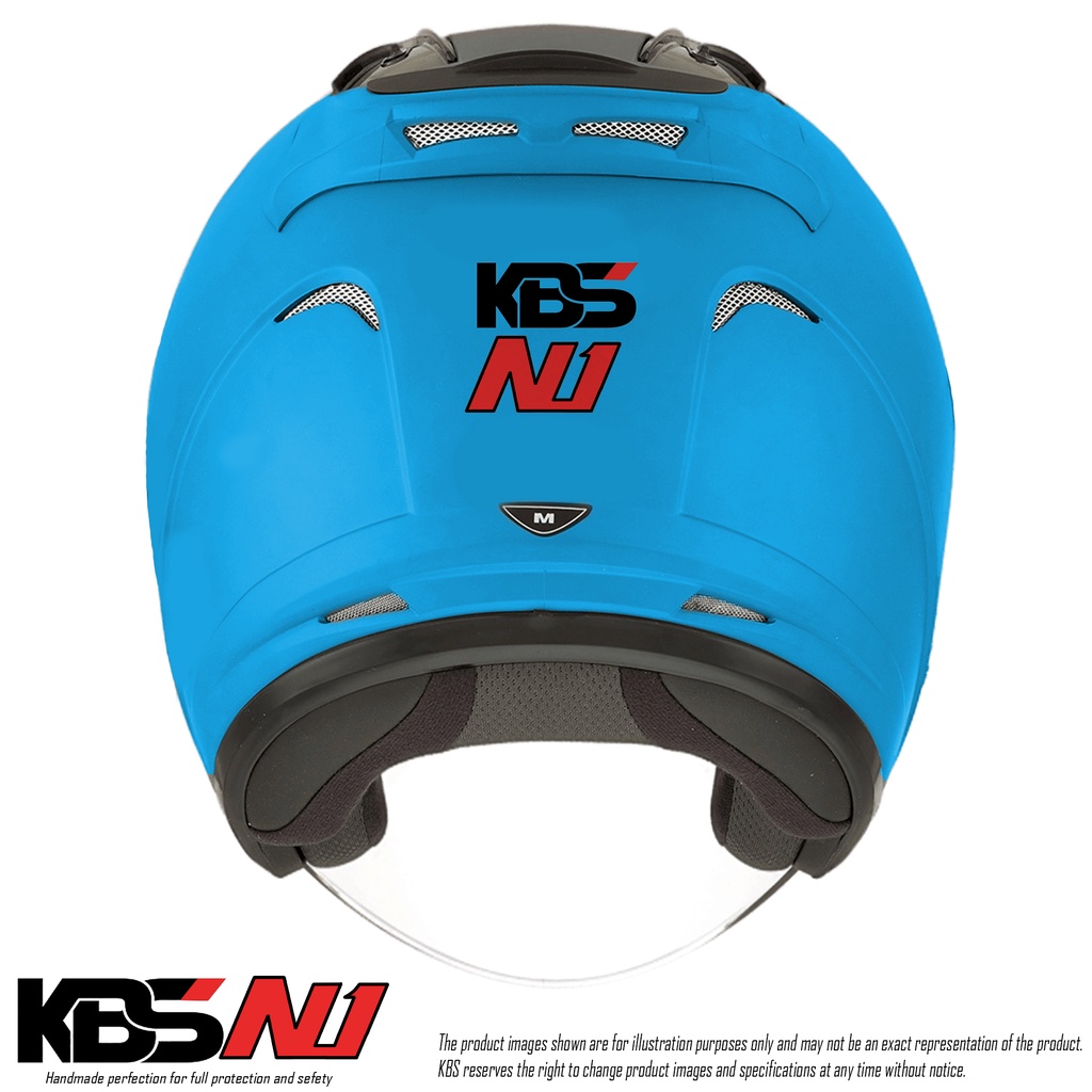 KBS N1 TOSKA / Helm Half Face Basic Polos Solid Helm Kekinian Untuk Pria Dan Wanita Dewasa SNI DOT COD