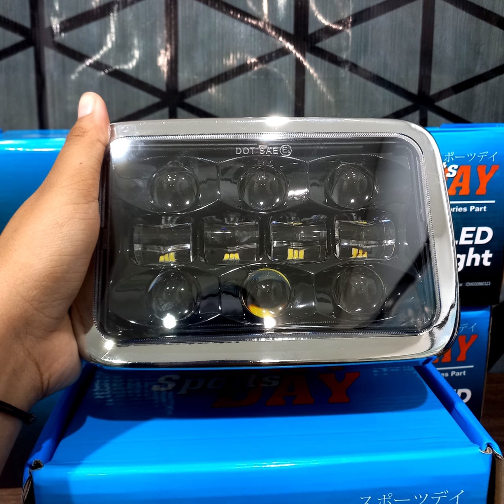 Daymaker RX king GL 100 lampu depan kotak10 mata Set batok