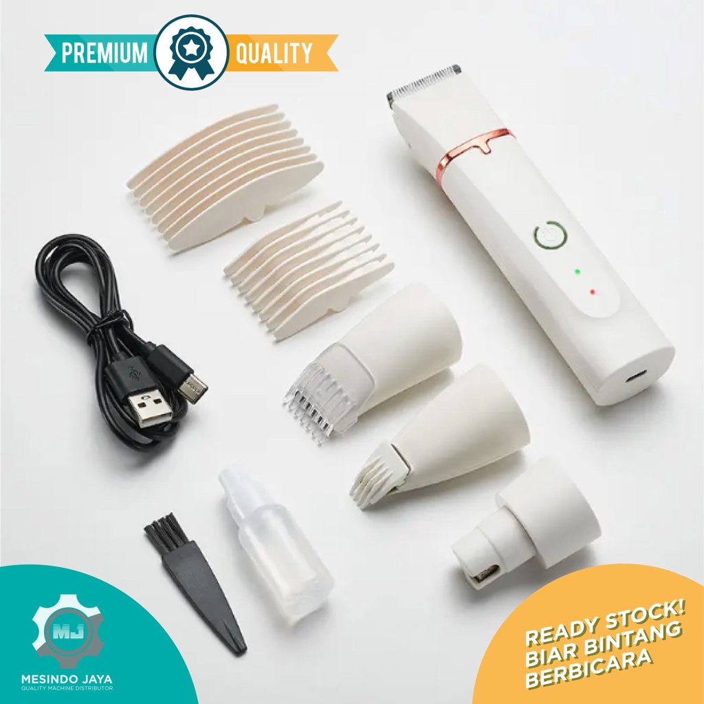 4 IN 1 USB ALAT GROOMING HEWAN CUKUR BULU ANJING KUCING, KIKIR KUKU USB 4 IN 1 PET PAW CLIPPER / NAIL GRINDER