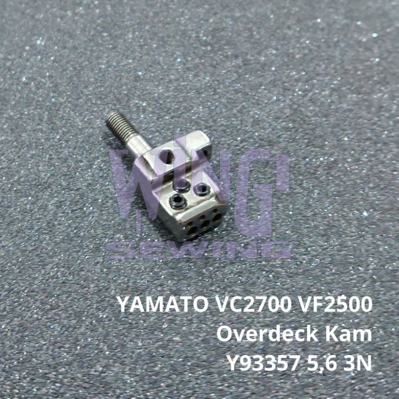 Y93357 YAMATO VC2700 5.6MM 3 Jarum Kepala Jarum Mesin Jahit Overdeck