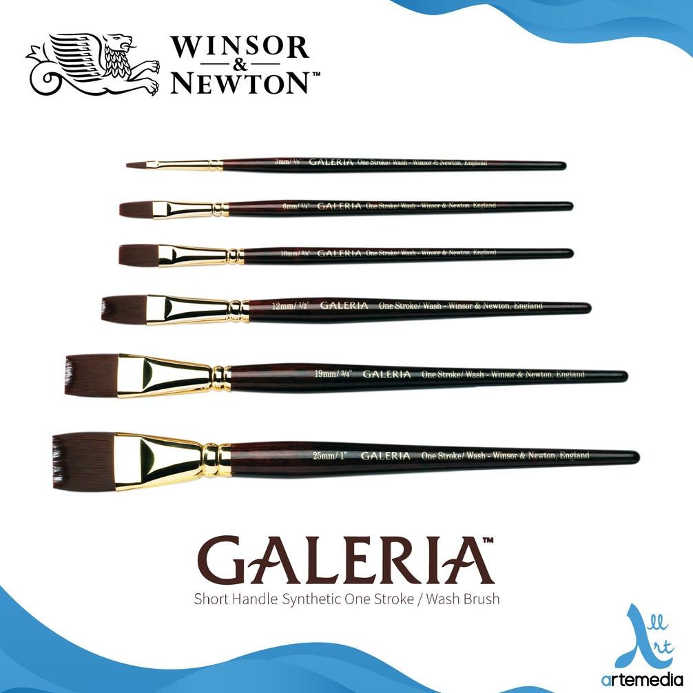 

Kuas Lukis Winsor & Newton Galeria One Stroke Wash Synthetic Brush Short Handle