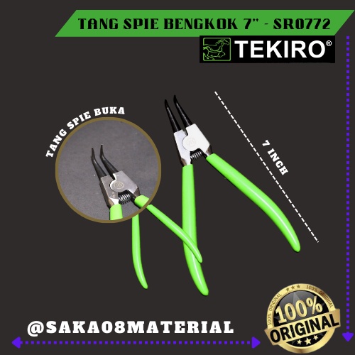 Promo Jual Tang Spie Tekiro 6 7 8 inch Original Terbaru / Tang Sepi Buka / Tang Snap Ring / Tang Sna