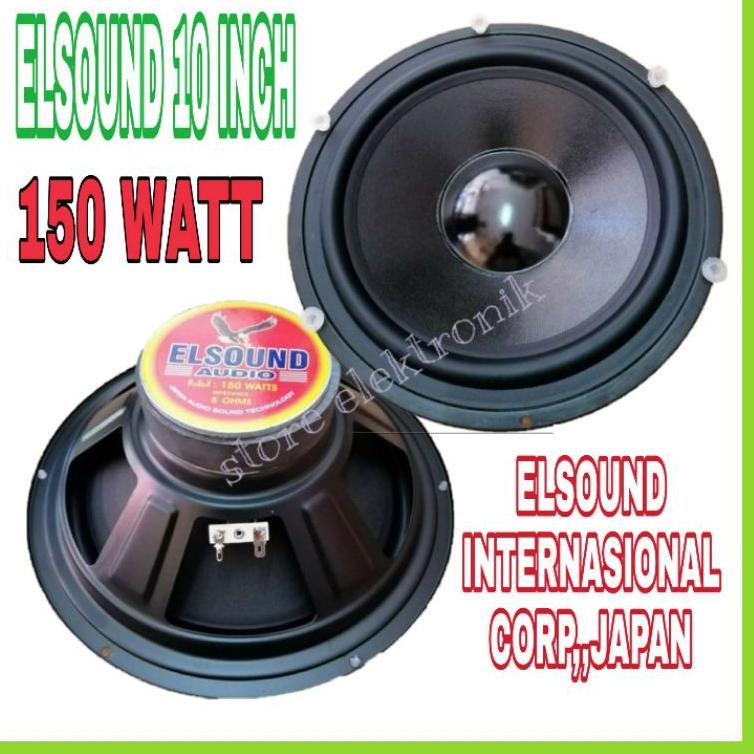 ► Speaker Elsound 10 Inch Woofer Bass Original ✩
