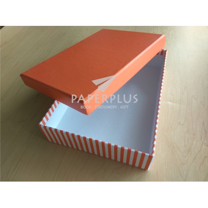 

Terlaris Kotak Kado / Kotak Hadiah / Gift Box Kemeja Garis Orange