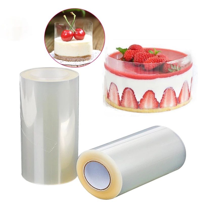 Miki Film Transparant Kue Mousse Cake Surround Collar 15cm 10 Meter - MH08 - Transparent